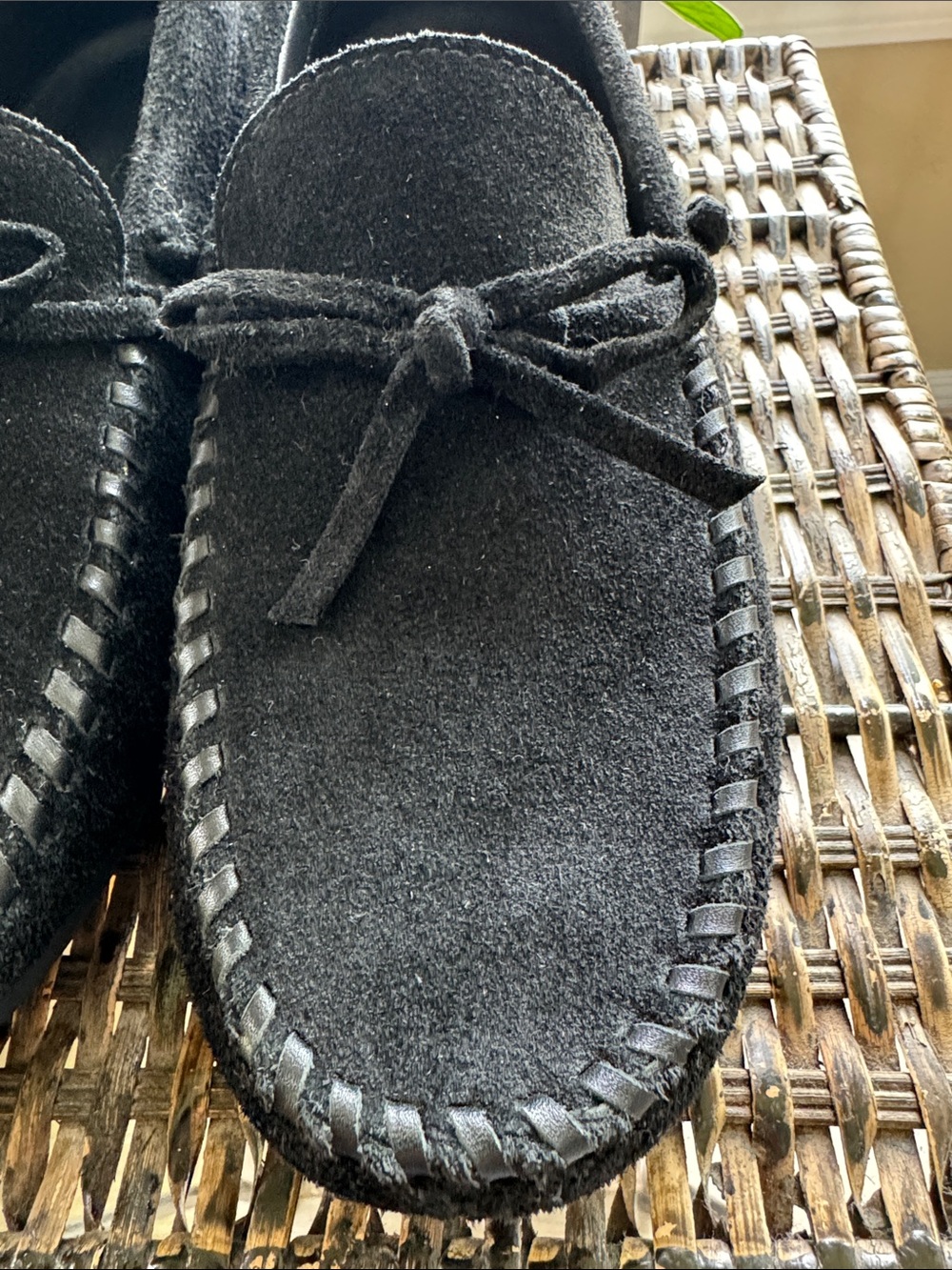 Madewell The Meadow Whipstitched Driver Black Suede Leather‎ Loafer Women’s Sz 9 - Picture 5 of 13